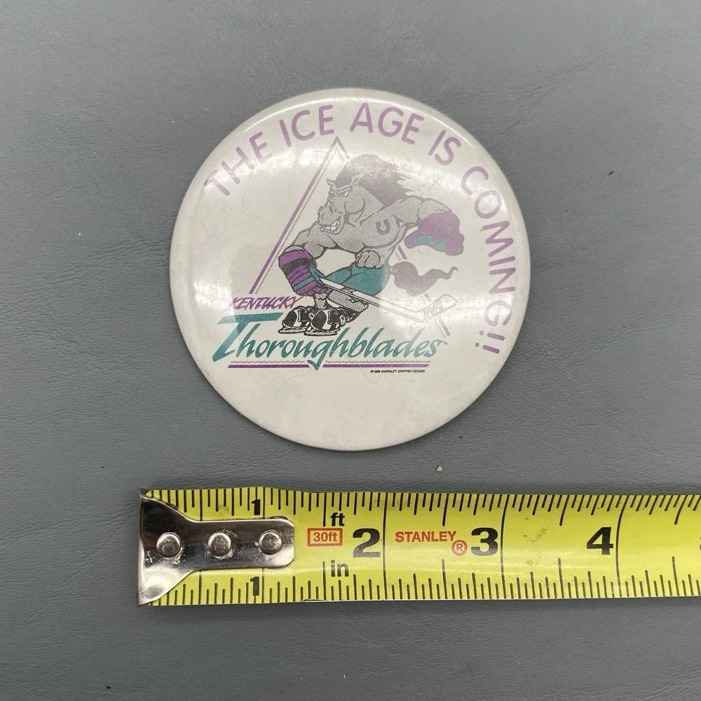 Vintage Lot Of 19 Kentucky Thoroughblades Hockey Pins‎ The Ice Age Is Coming